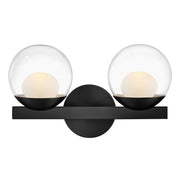 Sunni 2-Light Bath Vanity Light in Black