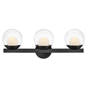 Sunni 3-Light Bath Vanity Light in Black