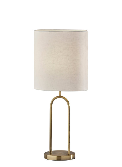 Joey Table Lamp in Antique Brass