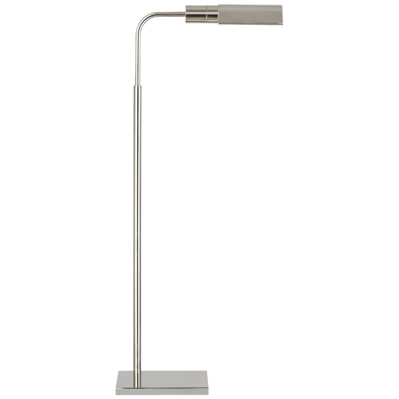 Studio Adjustable Cordless Pharmacy Floor Lamp in Polished Nickel
