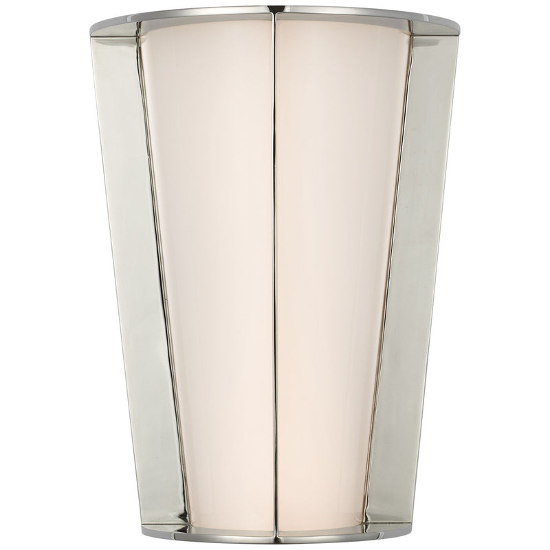 Phinn 12" Tapered Wall Sconce in Polished Nickel