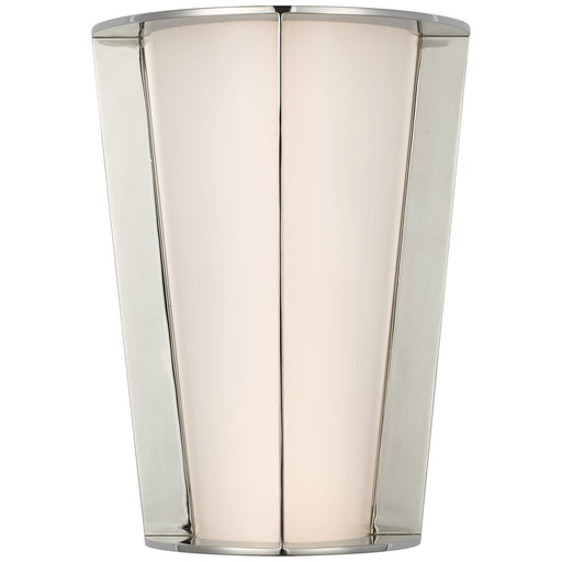 Phinn 12" Tapered Wall Sconce in Polished Nickel