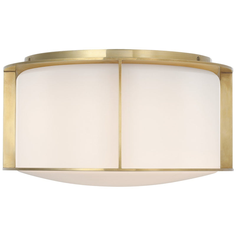 Phinn 13" Flush Mount in Soft Brass