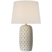 Samara 30" Table Lamp in Dusted Stone