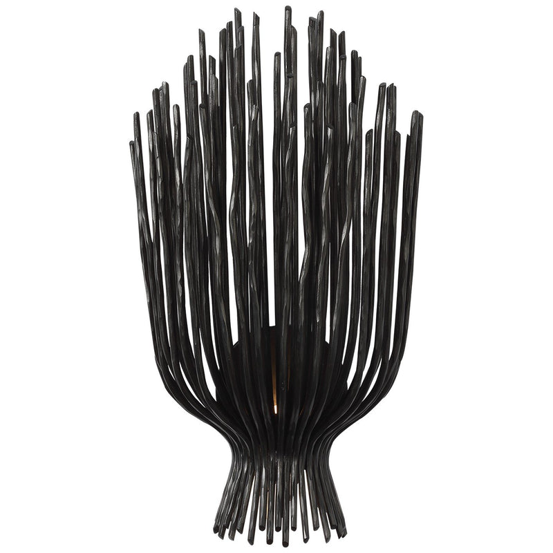 Astra 17" Sculpted Wall Sconce in Aged Iron