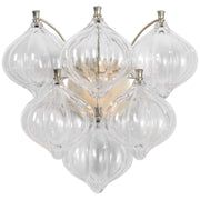 Caselli 15" Wall Sconce in Burnished Silver Leaf