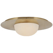 Fosse 15" Flush Mount in Antique-Burnished Brass