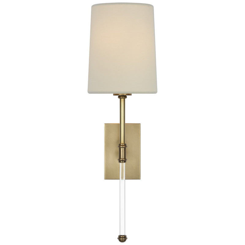 Camille 16" Wall Sconce in Hand-Rubbed Antique Brass