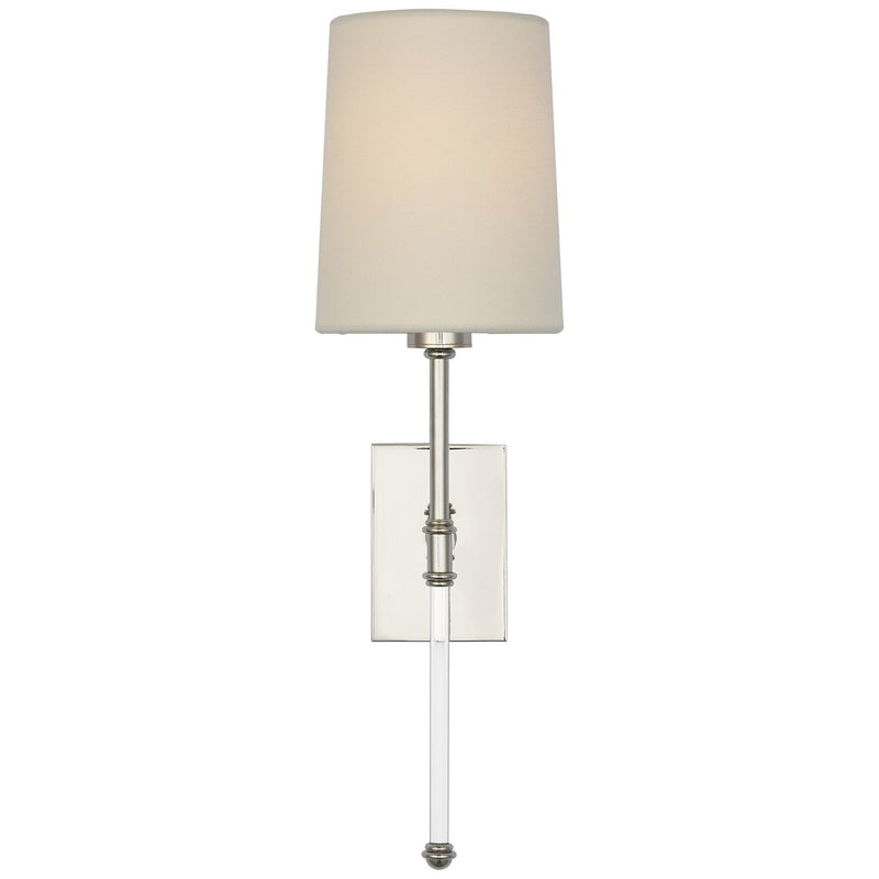 Camille 16" Wall Sconce in Polished Nickel