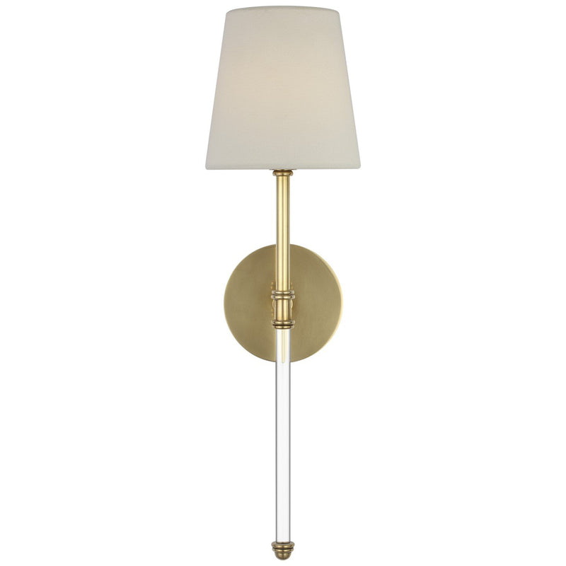 Camille 20" Cordless Wall Sconce in Hand-Rubbed Antique Brass