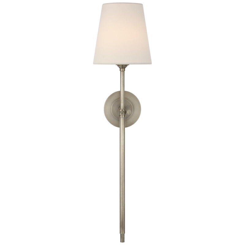 Bryant 27" Cordless Tail Wall Sconce in Antique Nickel