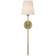 Bryant 27" Cordless Tail Wall Sconce in Hand-Rubbed Antique Brass
