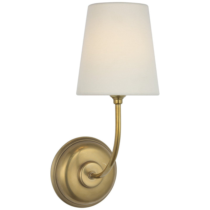Vendome 16" Cordless Wall Sconce in Hand-Rubbed Antique Brass