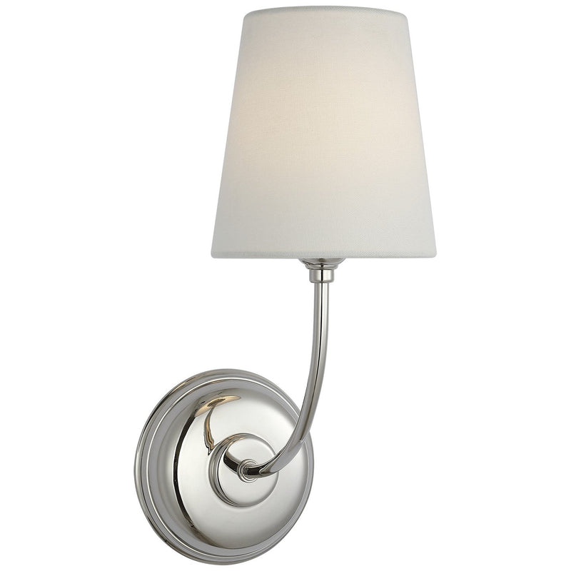 Vendome 16" Cordless Wall Sconce in Polished Nickel