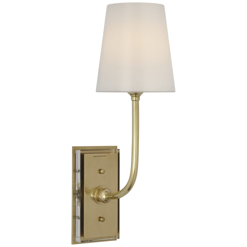 Hulton 17" Cordless Wall Sconce in Hand-Rubbed Antique Brass