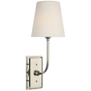 Hulton 17" Cordless Wall Sconce in Polished Nickel