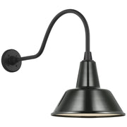 Academy Flynn 23" Barn Light Outdoor Wall Lantern in Matte Black