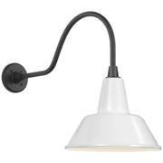 Academy Flynn 23" Barn Light Outdoor Wall Lantern in Matte Black