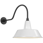 Academy Flynn 23" Barn Light Outdoor Wall Lantern in Matte Black