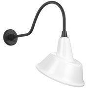 Academy Flynn 23" Barn Light Outdoor Wall Lantern in Matte Black