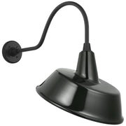 Academy Flynn 23" Barn Light Outdoor Wall Lantern in Matte Black