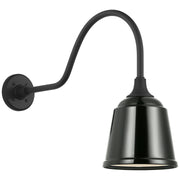 Academy Flynn 23" Barn Light Outdoor Wall Lantern in Matte Black
