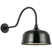 Academy Flynn 23" Barn Light Outdoor Wall Lantern in Matte Black