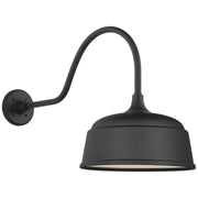 Academy Flynn 23" Barn Light Outdoor Wall Lantern in Matte Black