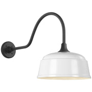 Academy Flynn 23" Barn Light Outdoor Wall Lantern in Matte Black