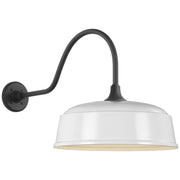 Academy Flynn 23" Barn Light Outdoor Wall Lantern in Matte Black