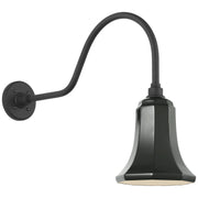 Academy Flynn 23" Barn Light Outdoor Wall Lantern in Matte Black