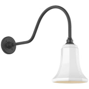 Academy Flynn 23" Barn Light Outdoor Wall Lantern in Matte Black