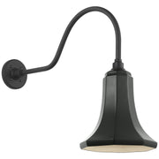 Academy Flynn 23" Barn Light Outdoor Wall Lantern in Matte Black