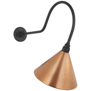 Academy Angled Flynn 26" Barn Light Outdoor Wall Lantern in Matte Black