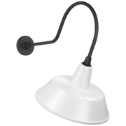 Academy Angled Flynn 26" Barn Light Outdoor Wall Lantern in Matte Black