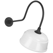 Academy Angled Flynn 26" Barn Light Outdoor Wall Lantern in Matte Black