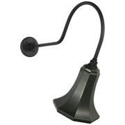 Academy Angled Flynn 26" Barn Light Outdoor Wall Lantern in Matte Black