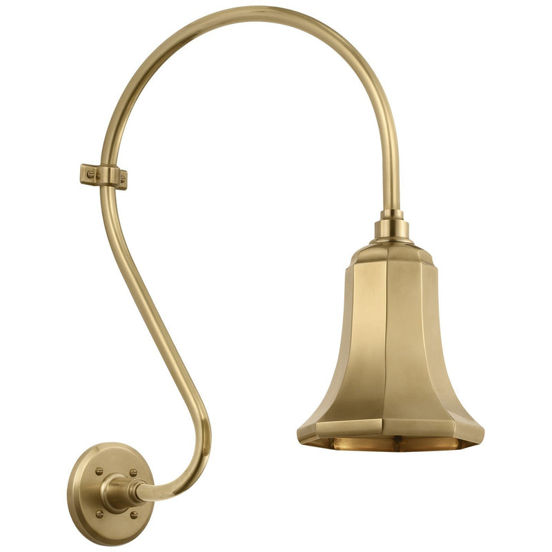 Academy Larrabee 15" Barn Light Outdoor Wall Lantern in Hand-Rubbed Antique Brass