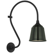 Academy Larrabee 15" Barn Light Outdoor Wall Lantern in Matte Black