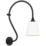 Academy Larrabee 15" Barn Light Outdoor Wall Lantern in Matte Black
