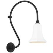 Academy Larrabee 15" Barn Light Outdoor Wall Lantern in Matte Black