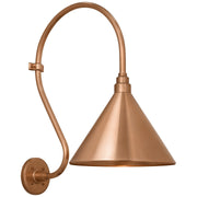Academy Larrabee 15" Barn Light Outdoor Wall Lantern in Soft Copper