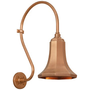 Academy Larrabee 15" Barn Light Outdoor Wall Lantern in Soft Copper