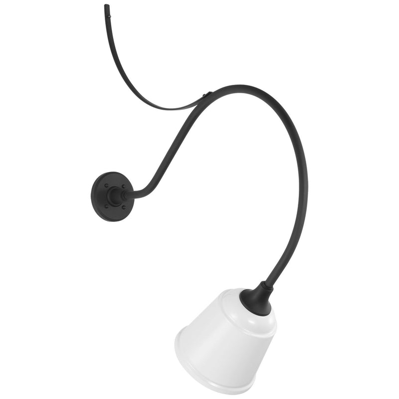 Academy Anchored Larrabee 26.5" Barn Light Outdoor Wall Lantern in Matte Black