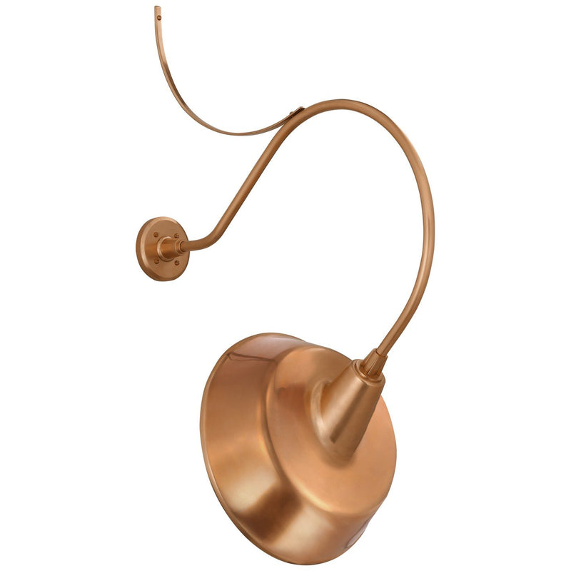 Academy Anchored Larrabee 26.5" Barn Light Outdoor Wall Lantern in Soft Copper