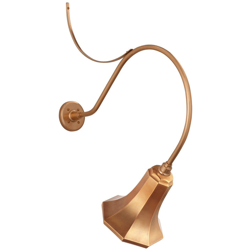 Academy Anchored Larrabee 26.5" Barn Light Outdoor Wall Lantern in Soft Copper