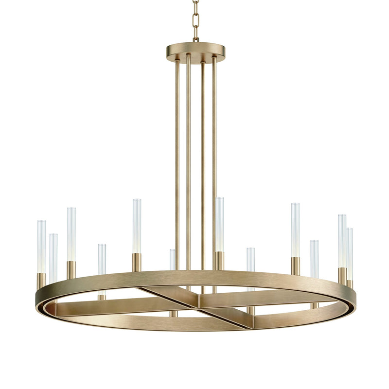 Ovation 12 Light LED Chandelier in Gold