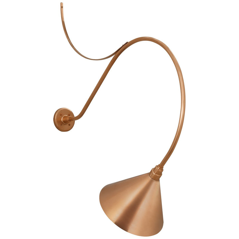 Academy Anchored Larrabee 36" Barn Light Outdoor Wall Lantern in Soft Copper