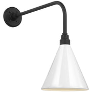 Academy Rex 20" Barn Light Outdoor Wall Lantern in Matte Black