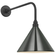 Academy Rex 20" Barn Light Outdoor Wall Lantern in Matte Black